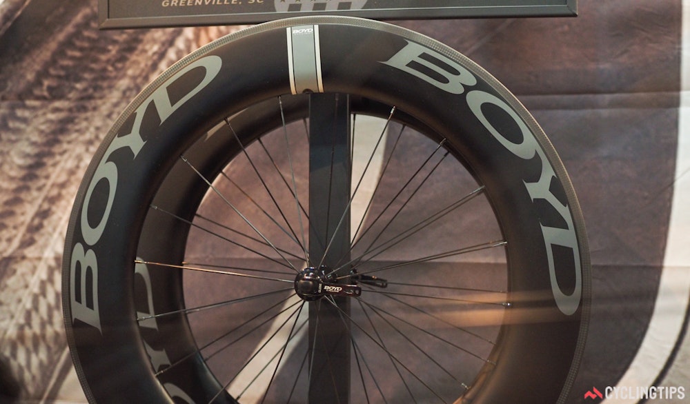 Boyd Cycling 90mm TT road wheel InterBike 2016 CyclingTips 43080