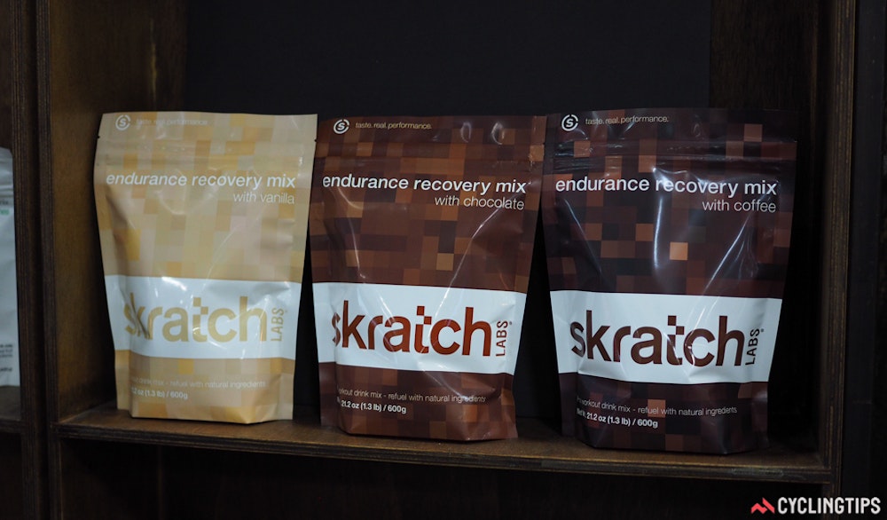 Skratch Labs recovery drinks InterBike 2016 CyclingTips 43045