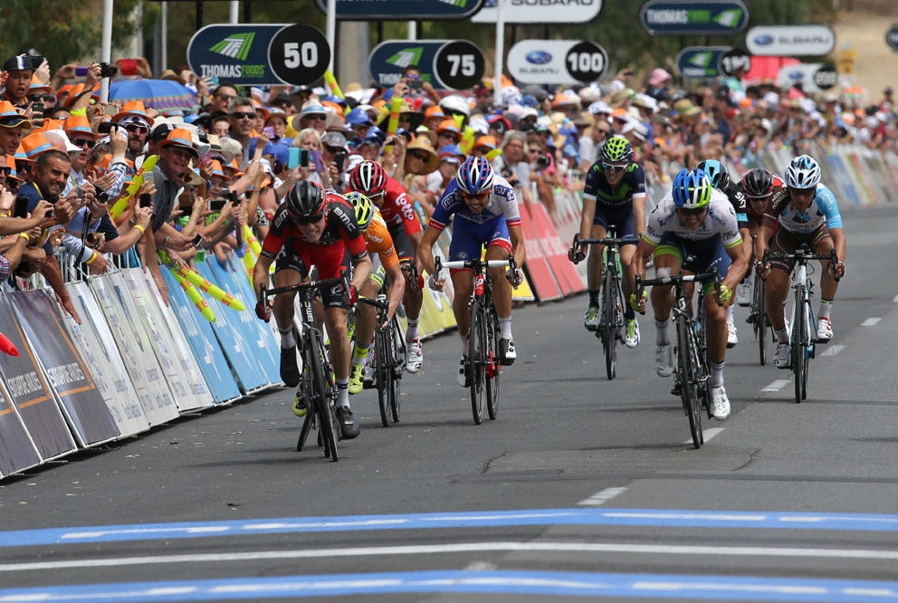 fullpage Tour Down Under Stage 3 finish 1