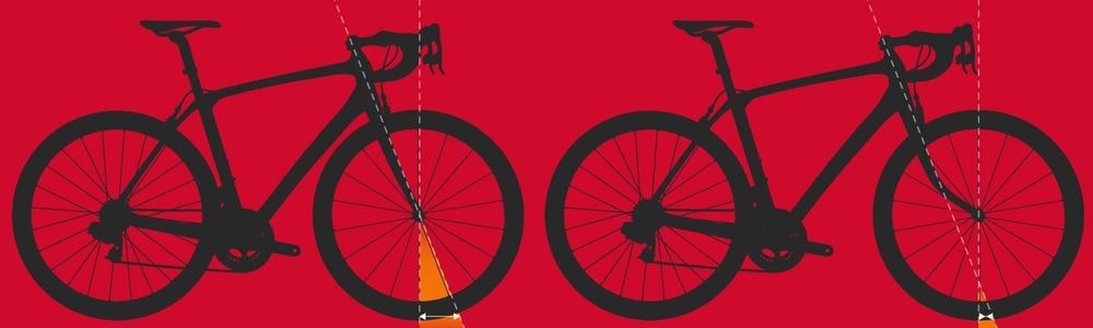 fullpage Trail via fork rake Geometry charts explained BikeExchange