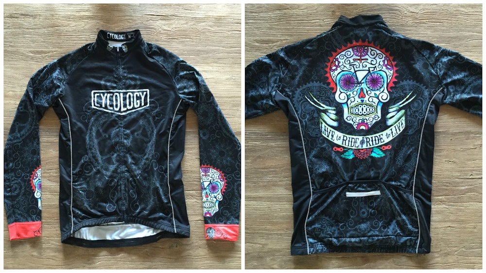 Cycology Day of the Living Men s Long Sleeve Jersey 2017 BikeExchange