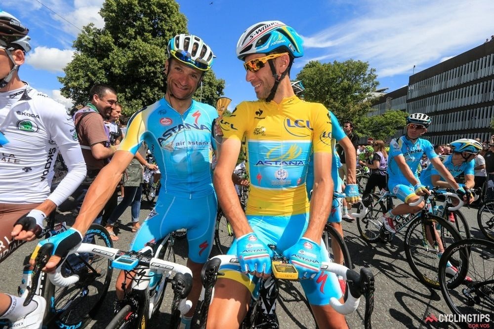 Nibali Tour yellow jersey