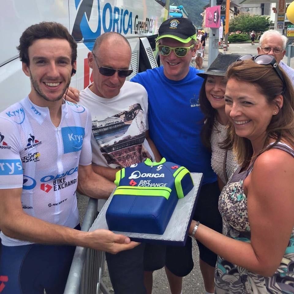 ORICA BikeExchange Tour de France 2016 BikeExchange cake